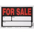 Hillman Sign, 0.25 in Height, 12.13 in Width, Plastic, English 839932